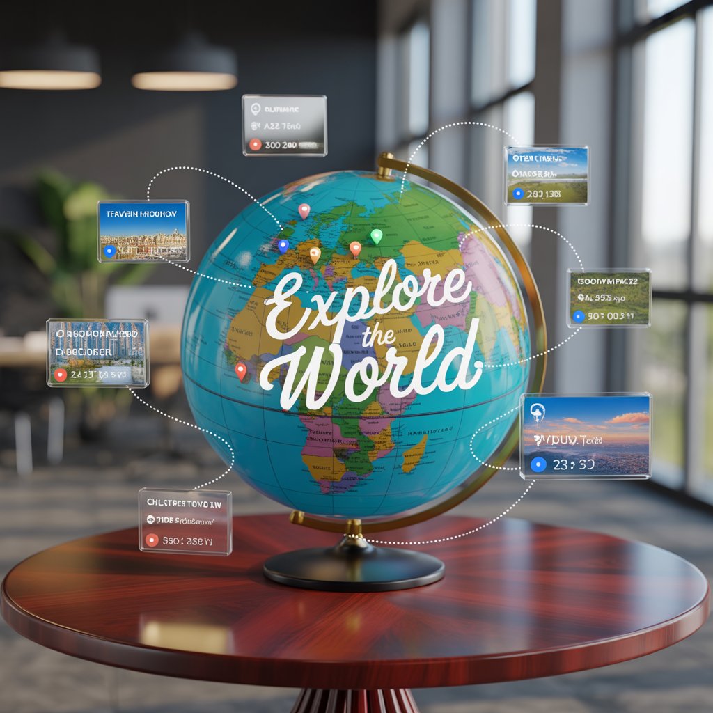 Interactive Travel Map Templates
